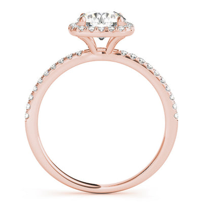 Yayoi Halo Engagement Ring