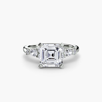 The Floral Accent Solitaire