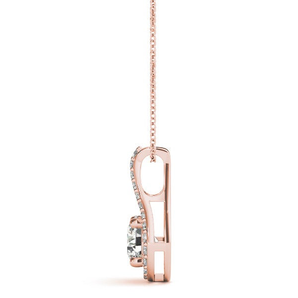 Rosa Diamond Pendant Necklace