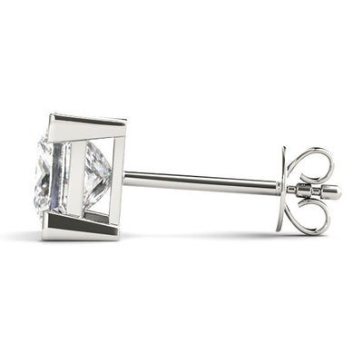 Princess Cut Diamond Stud Earrings