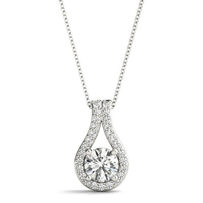 Rosa Diamond Pendant Necklace