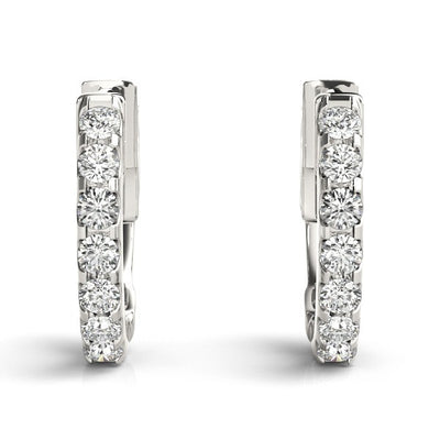 Diamond Huggie Earrings