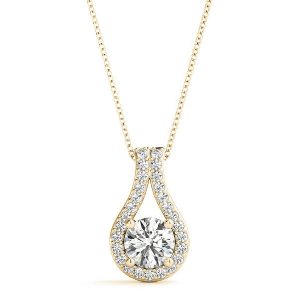 Rosa Diamond Pendant Necklace