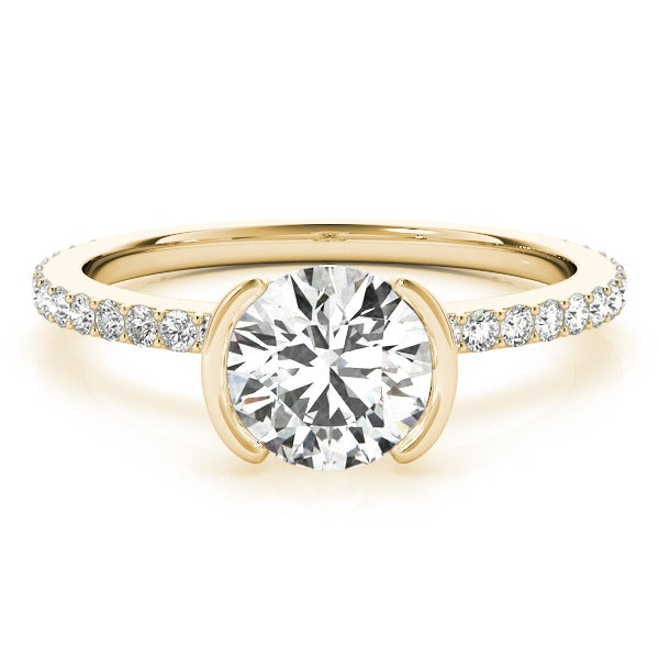 Aria Hidden Halo Engagement Ring