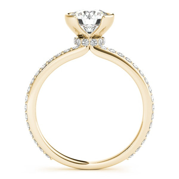 Aria Hidden Halo Engagement Ring