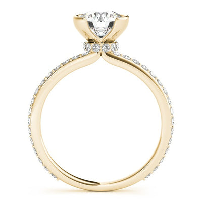 Aria Hidden Halo Engagement Ring