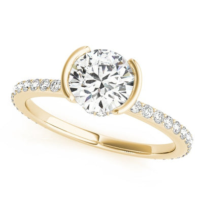 Aria Hidden Halo Engagement Ring