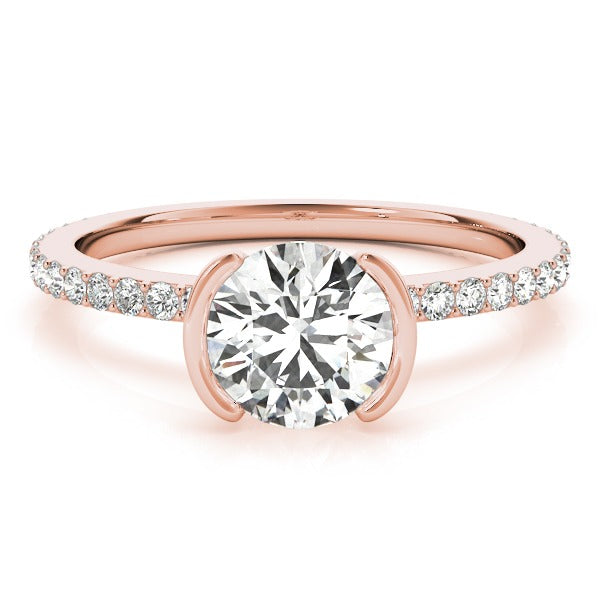 Aria Hidden Halo Engagement Ring