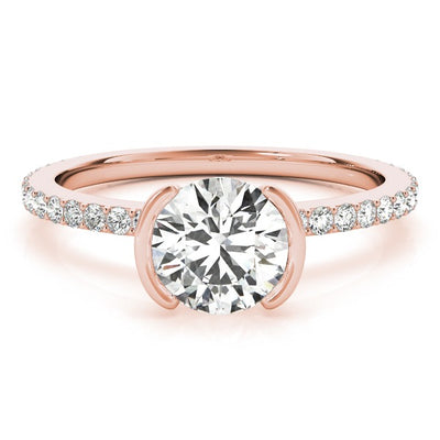 Aria Hidden Halo Engagement Ring