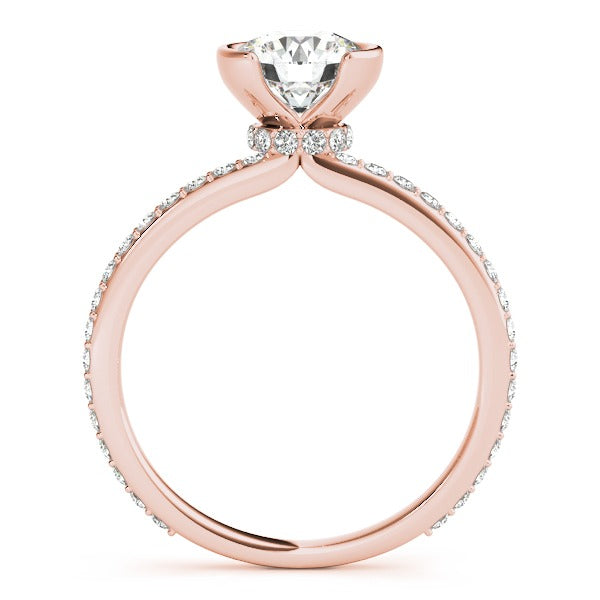 Aria Hidden Halo Engagement Ring