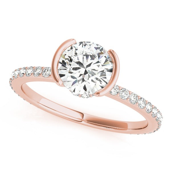 Aria Hidden Halo Engagement Ring