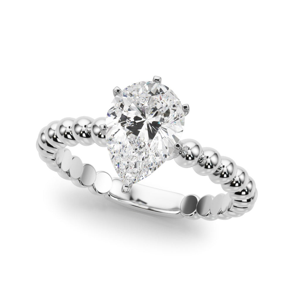 Bead Engagement Ring