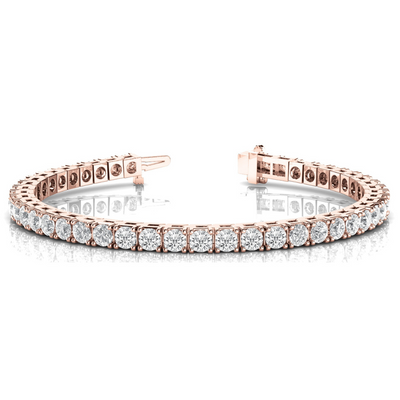 XL Straight Line Diamond Tennis Bracelet