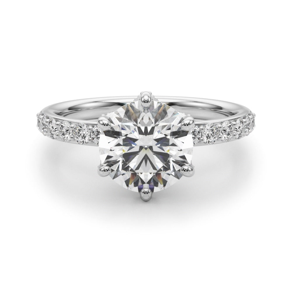 Emilia Hidden Halo Engagement Ring