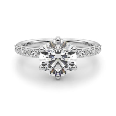 Emilia Hidden Halo Engagement Ring