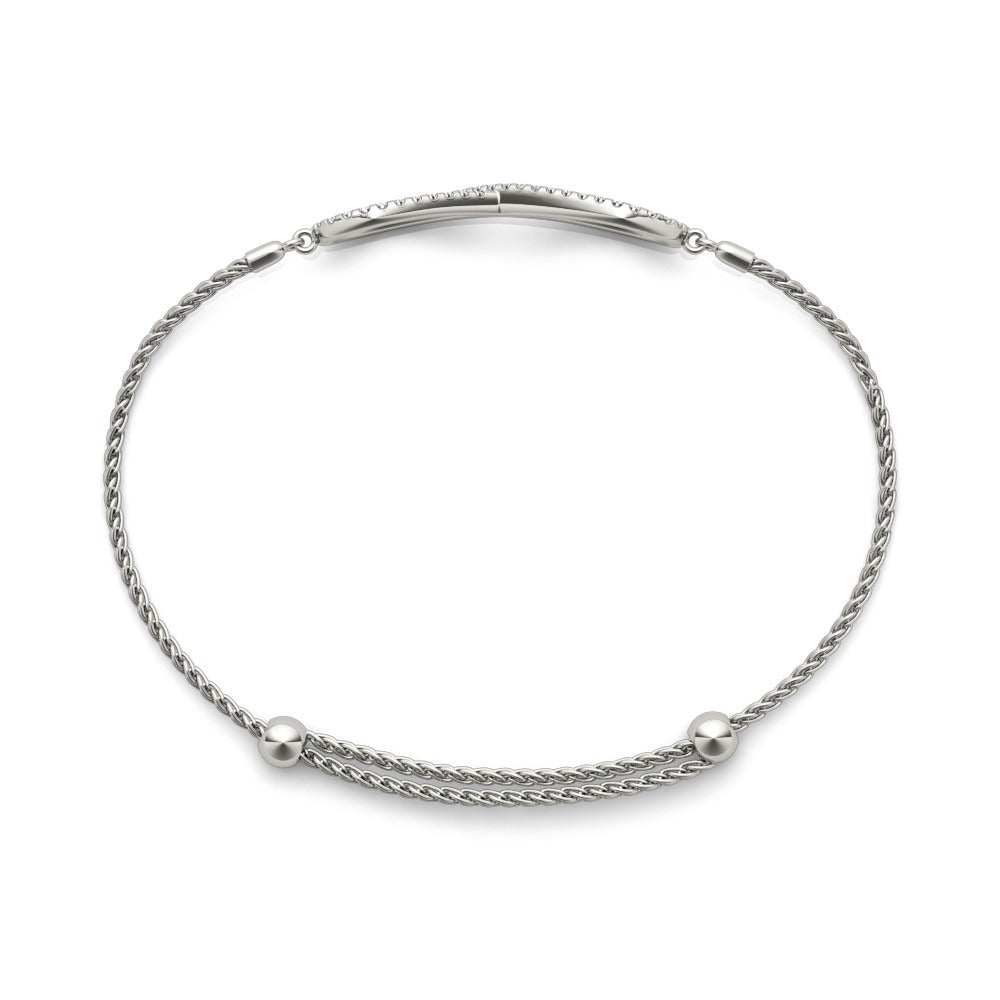 Infinity Diamond Adjustable Bracelet