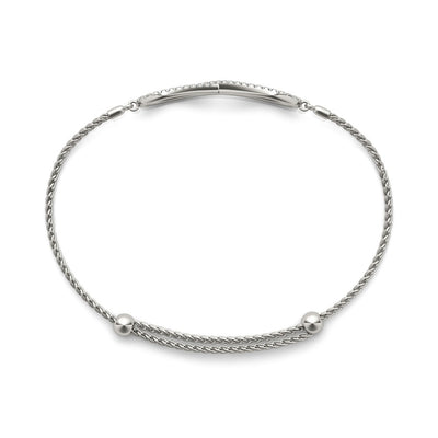 Infinity Diamond Adjustable Bracelet