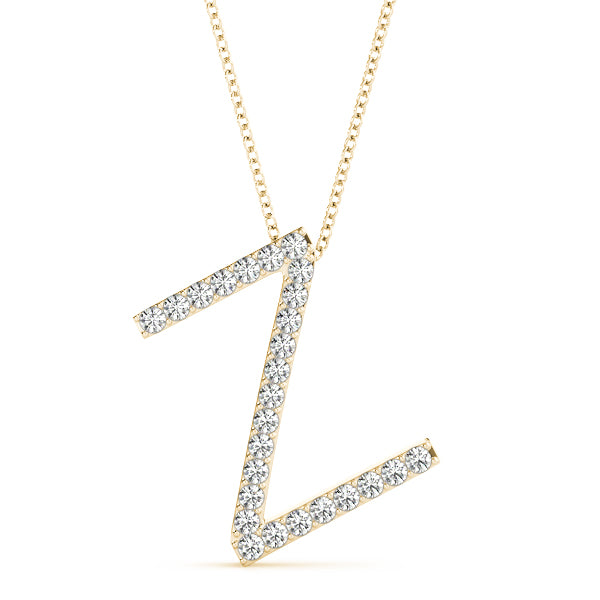 "Z" Carbon Diamond Pendant